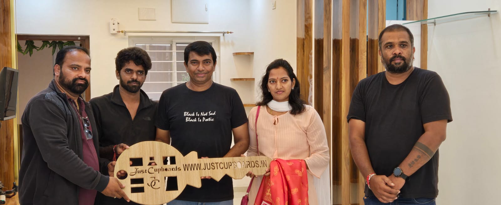 Mr & Mrs Kolla Naresh & Mrudhula (3BHK Flat turn key interior project - Location Nirmal Landmark , Ramanthapur, Hyderabad)