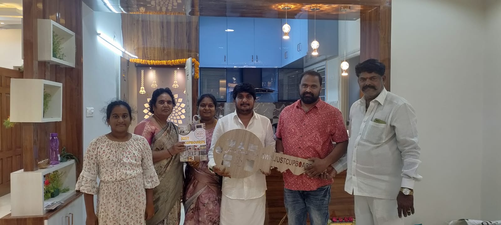 Mr&Mrs.Gujjula Madan Mohan ( 3BHK turn key interior project at Happinest Apartment, Quthubullapur, Hyderabad)