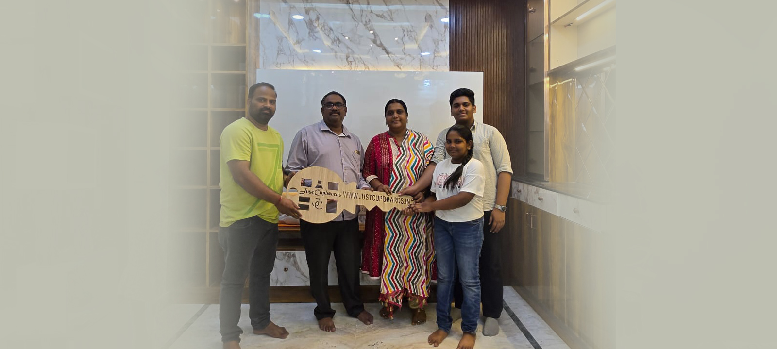 Mr.Mrs.Dyvala Srinivas Goud & Suhasini (2BHK independent house turn key interior project - Location Boduppal, Hyderabad)