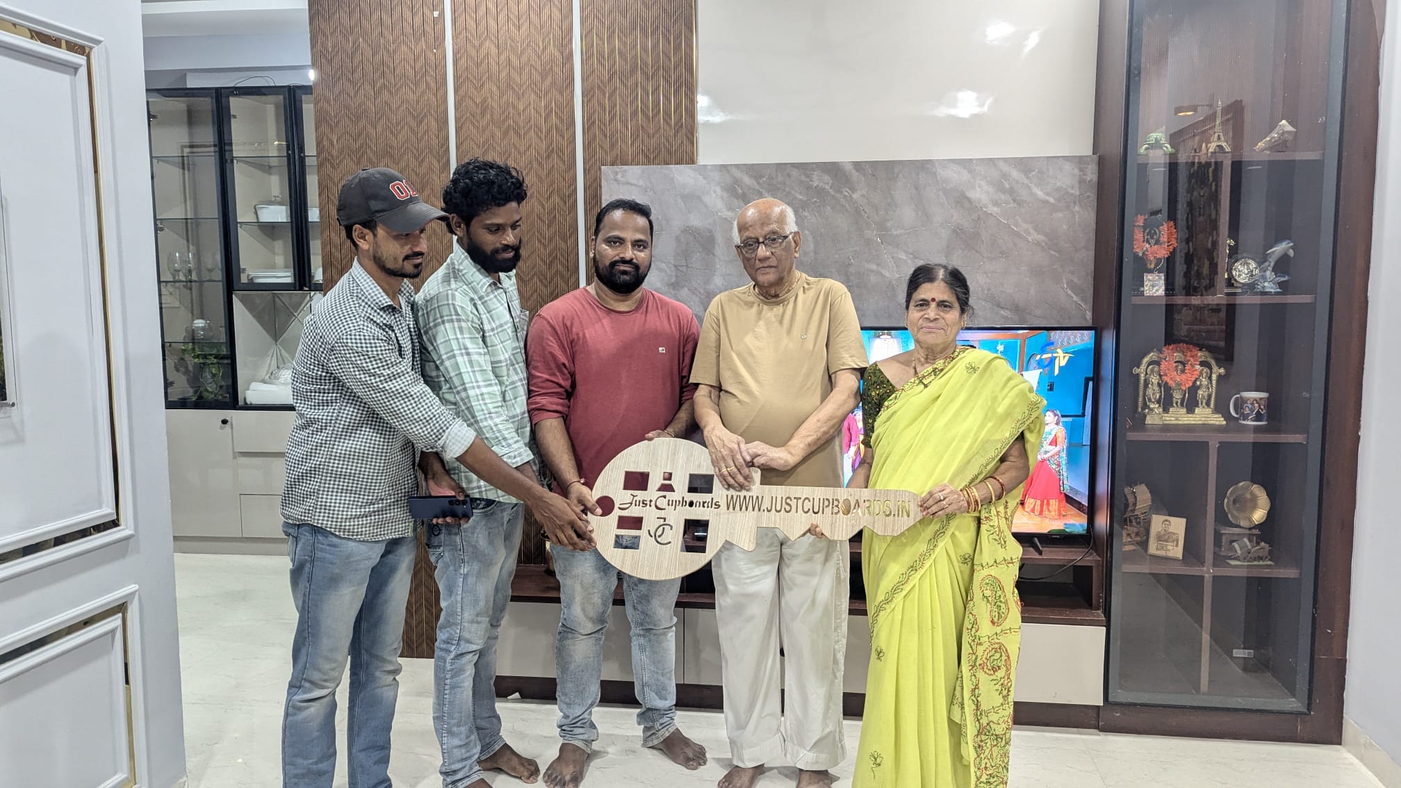 Mr & Mrs Saripalli Surya Prakash and Sahithi (3BHK turn key interiors project - Location Vazhraa Prathik Gated Community, Nizampet, Hyderabad)